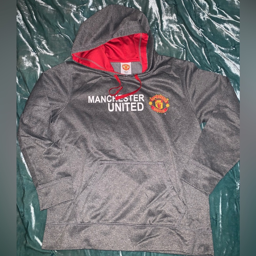 Manchester United Gray Hoodie